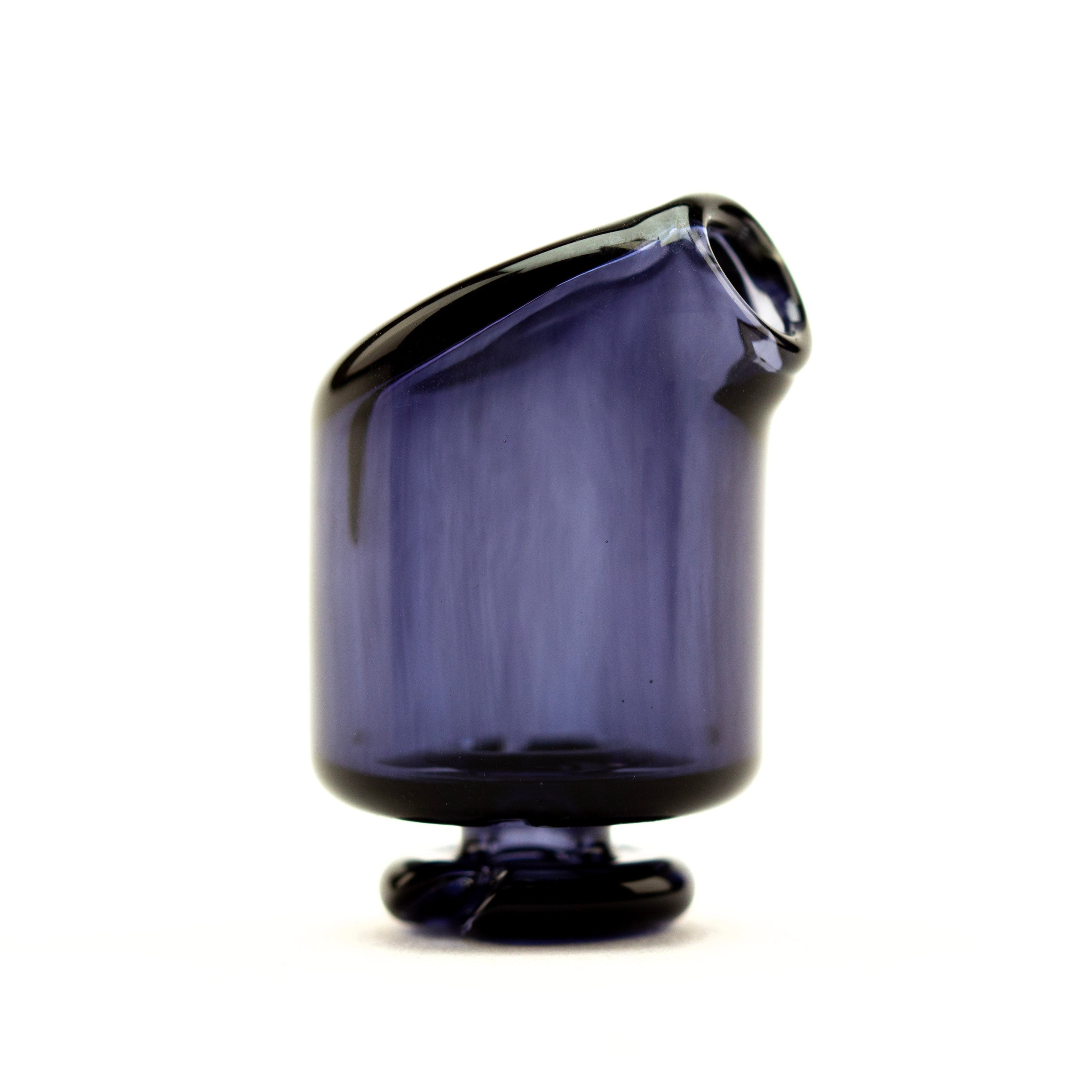 Kizmit Glass Black Grape Pivot Spinner Tip & Pearls #KZM25 - Planet Caravan